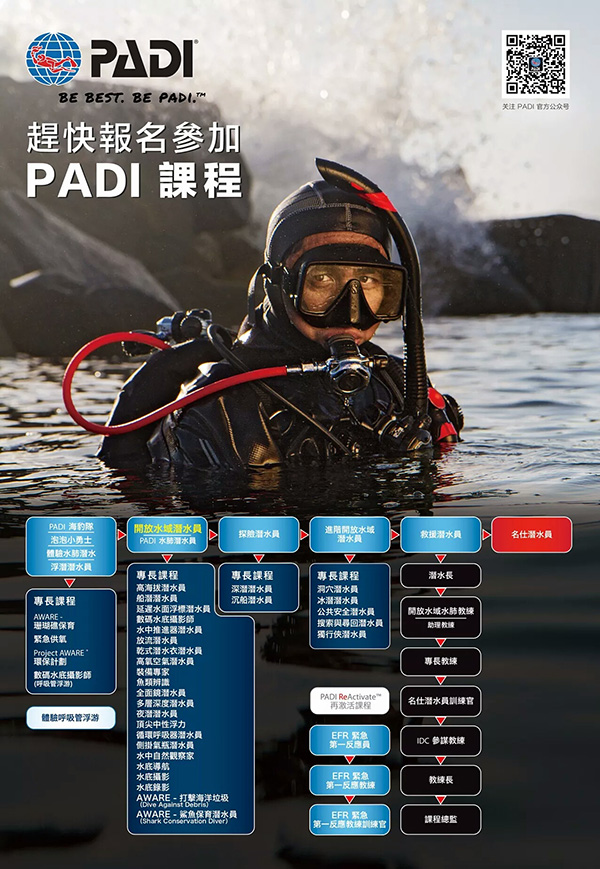 【香港 DRT丨PADI 等你！】原文轉自PADI 訂閱號